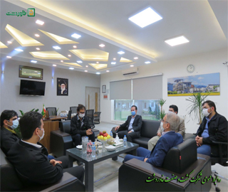 بازدید فرماندار محترم شهرستان از شرکت