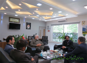 دیدار مدیرعامل محترم با مدیرکل و معاونت اداره غله استان