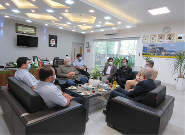 درنشستی صمیمی مدیرعامل  محترم مهندس نصرالهی با دکتر جمالی فرماندار شهرستان علی آباد کتول دیدار و گفتگو کردند
